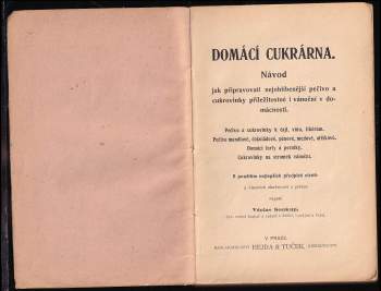 Václav Soukup: Domácí cukrárna
