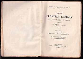Miloš Prokop: Domácí elektrotechnik