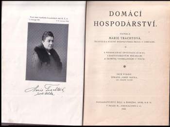 Marie Trachtová: Domácí hospodářství