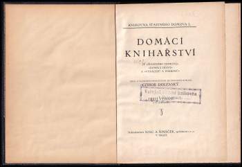 Ctibor Dolenský: Domácí knihařství