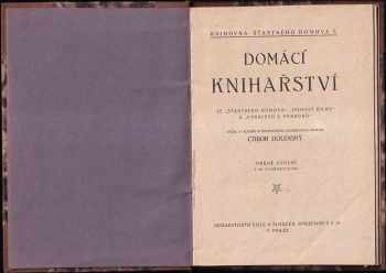 Domácí knihařství