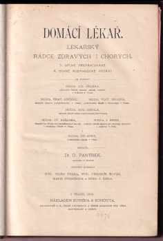 Duchoslav Panýrek: Domácí lékař