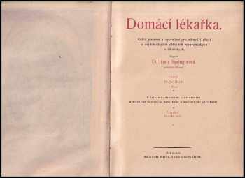 Jenny Springer: Domácí lékařka