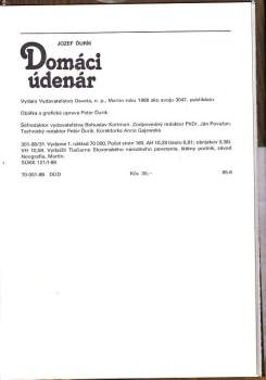 Jozef Ďurík: Domáci údenár