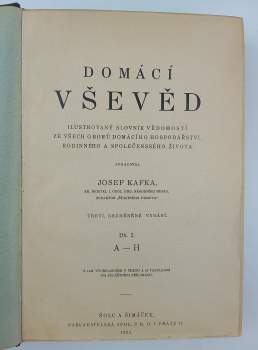 Josef Kafka: Domácí vševěd