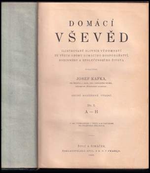 Josef Kafka: Domácí vševěd