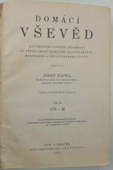 Josef Kafka: Domácí vševěd