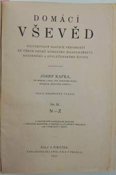 Josef Kafka: Domácí vševěd
