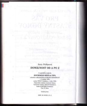 Barty Phillips: Domácnost od A po Z
