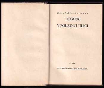 Karel Klostermann: Domek v Polední ulici