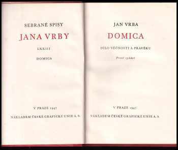 Jan Vrba: Domica