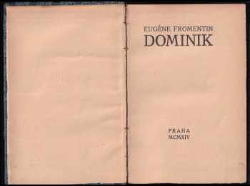 Eugène Fromentin: Dominik