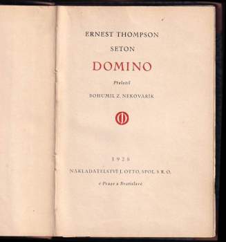 Ernest Thompson Seton: Domino