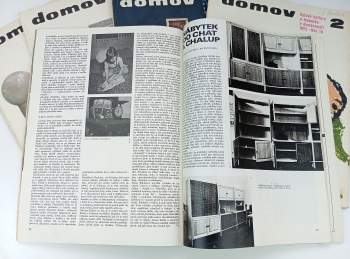 Josef Koliha: Domov 71 - bytová kultura a technika v domácnosti - čísla 1, 2, 4, 5 a 6
