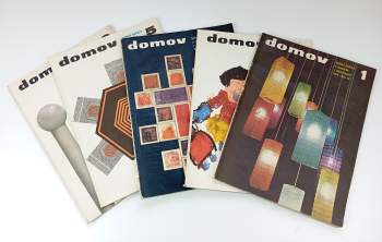Domov 71 - bytová kultura a technika v domácnosti - čísla 1, 2, 4, 5 a 6