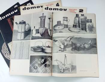 Ivan Horký: Domov 76 - bytová kultura a technika v domácnosti - čísla 1, 2, 4, 5 a 6