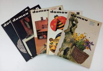 Domov 76 - bytová kultura a technika v domácnosti - čísla 1, 2, 4, 5 a 6