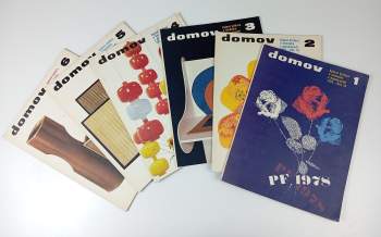 Domov 78 - bytová kultura a technika v domácnosti - čísla 1 - 6 - KOMPLETNÍ ROČNÍK