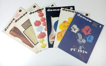 Domov 78 - bytová kultura a technika v domácnosti - čísla 1 - 6 - KOMPLETNÍ ROČNÍK