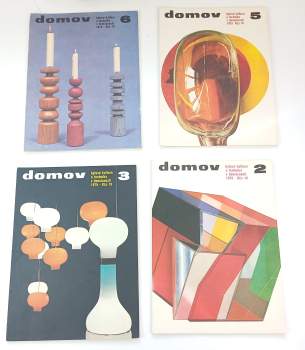 Domov 79 - bytová kultura a technika v domácnosti - čísla 2, 3, 5 a 6