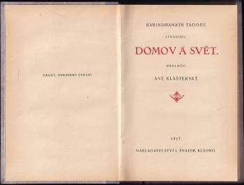 Rabíndranáth Thákur: Domov a svět