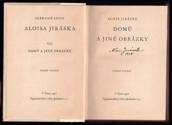 Alois Jirásek: Domů a jiné obrázky