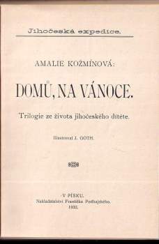 Amalie Kožmínová: Domů, na vánoce