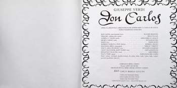 Giuseppe Verdi: Don Carlos (4xLP + BOX + BOOKLET)