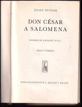 Josef Svátek: Don César a Salomena