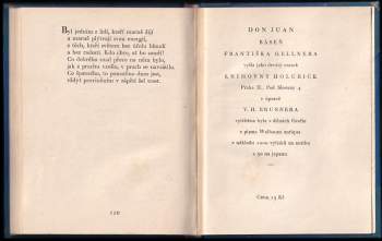 František Gellner: Don Juan