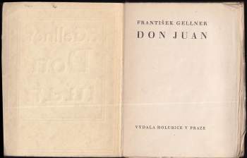 František Gellner: Don Juan