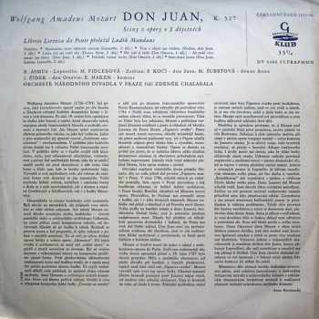 Wolfgang Amadeus Mozart: Don Juan, K. 527 (Scény Z Opery O 2 Dějstvích)