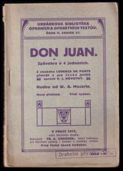 Wolfgang Amadeus Mozart: Don Juan