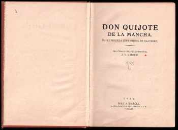 Miguel de Cervantes Saavedra: Don Quijote de la Mancha