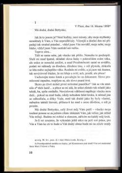 Karel Klostermann: Dopisy Bettyně