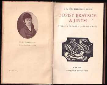 Jan Theobald Held: Dopisy bratrovi a jiným