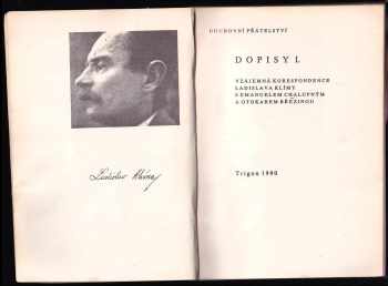 Otokar Březina: Dopisy I