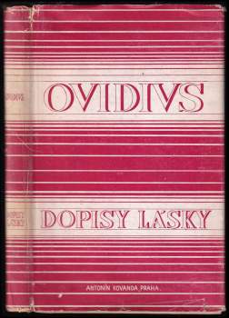 Ovidius: Dopisy lásky