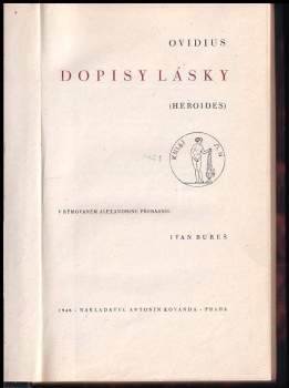 Ovidius: Dopisy lásky