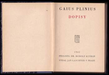 Plinius: Dopisy