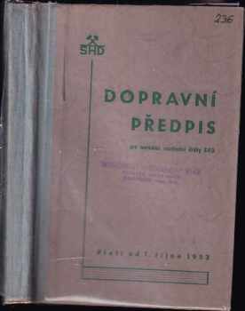 Dopravní předpis pro normálně rozchodné dráhy SHD