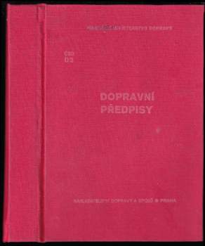 Dopravní předpisy ČSD D2