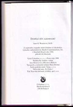 Janet Geringer Woititz: Dospělé děti alkoholiků