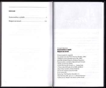 Georges Simenon: Dostaveníčko u rybářů ; Maigret má strach