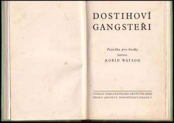 Robin Watson: Dostihoví gangsteři
