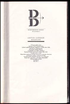 Artur London: Doznání