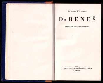 Compton Mackenzie: Dr Beneš