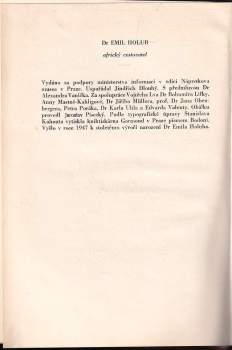 Emil Holub: Dr. Emil Holub