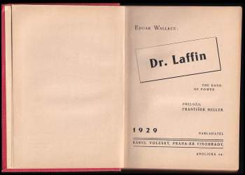 Edgar Wallace: Dr. Laffin
