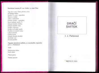 I. J Parker: Dračí svitek